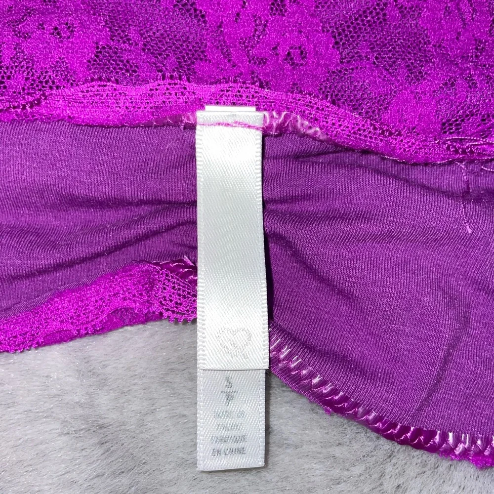 💛Lace Bralette Set in Purple and Yellow